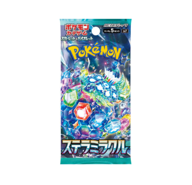 Pokemon Booster Box Korea Stellar Edition with cosmic designs and vivid illustrations.