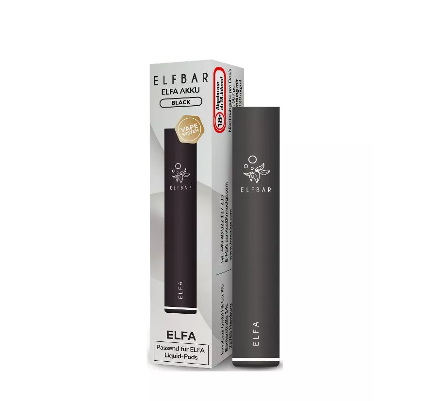 Elfbar 2x2ml prefilled pods, 20mg nicotine, up to 600 puffs, compatible with MatchBar.