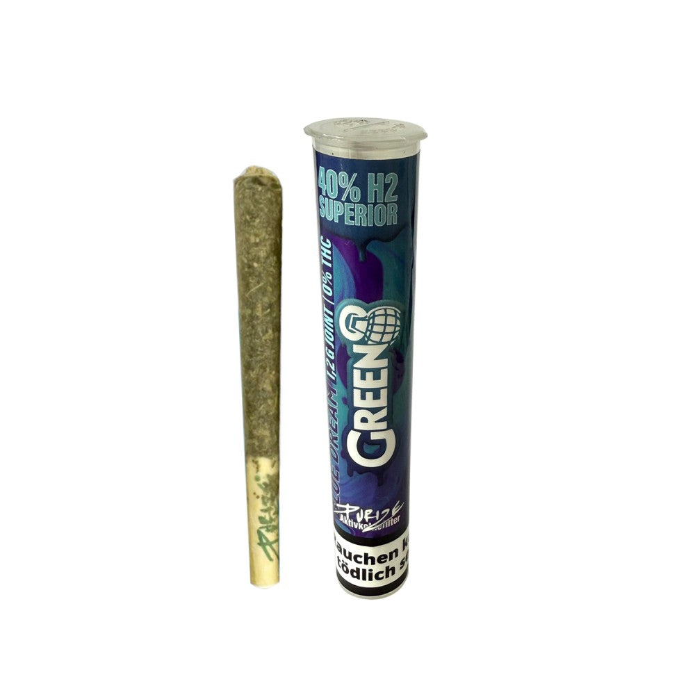 Green 8 Prerolled Joints H2 Superior "Blue Dream" Produktbild