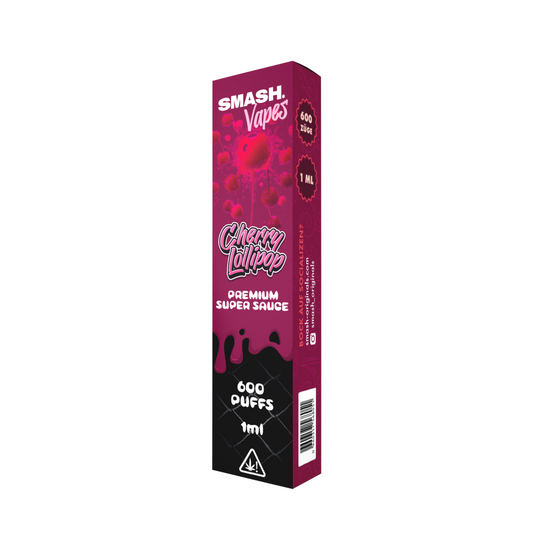 SMASH V2 10-OH-HHC Vape Cherry Lollipop 1ml packaging