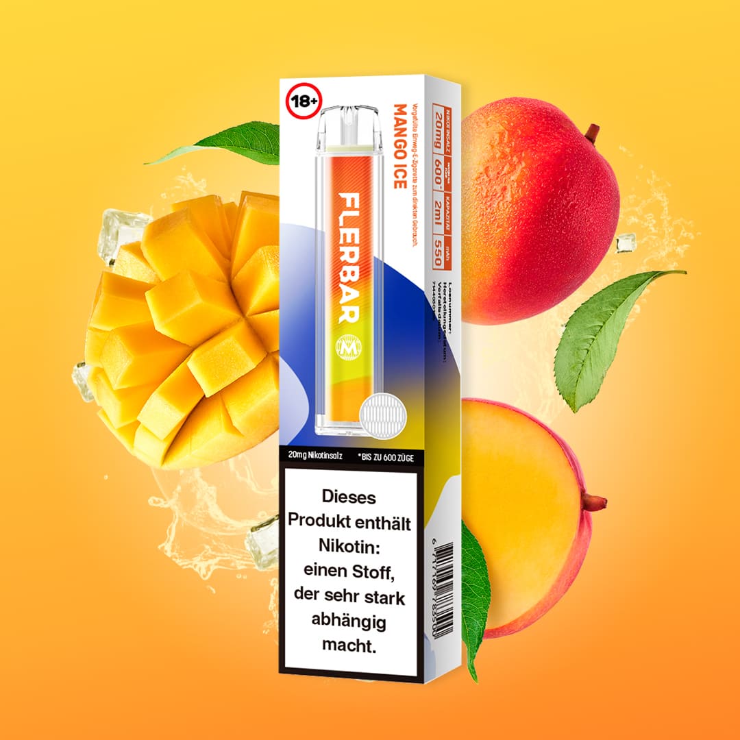 Flerbar Vapes 600er - Mango Ice
