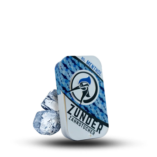 Zahnstocher mit Geschmack erfrischend und kühlend, 80 Stück.