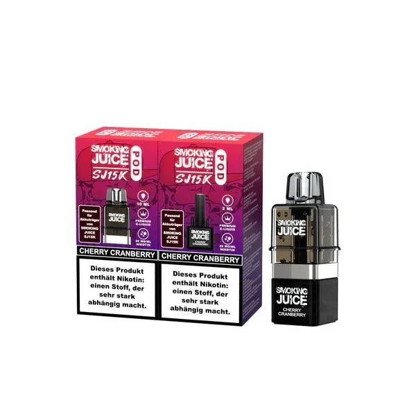 Smoking Juice Pod 15k with tax strip packaging