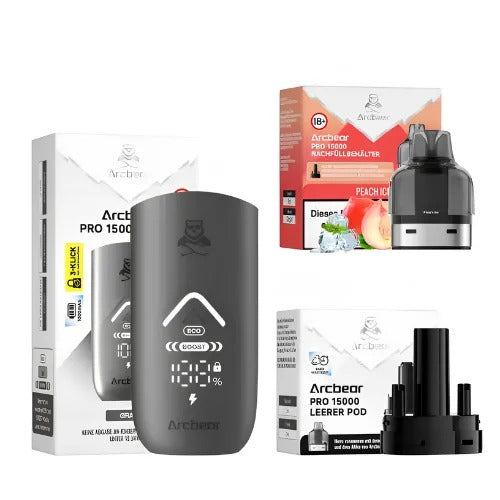 Arcbear Pro Set 5x15000er Peach Ice - deKaufmann