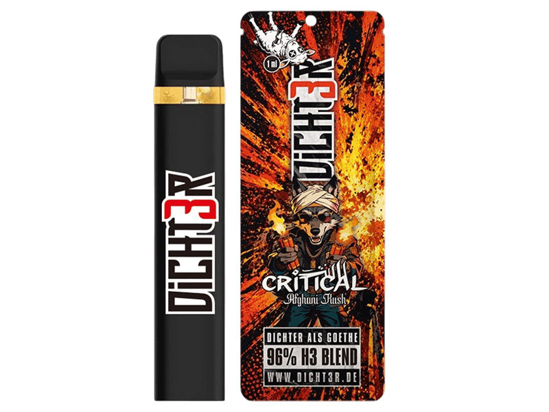 Dichter H3 Superior Vapes 96% Blend - Critical Afghani Kush 1ml