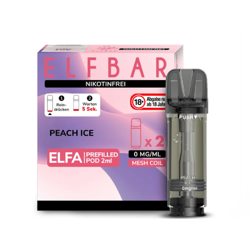Elfbar Pods 2x2ml pack with two refill pods for vaping devices