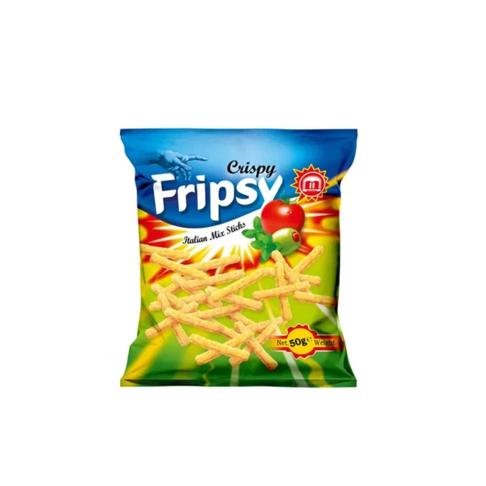 Fripsy Sticks Italian Mix 50g crunchy herb flavored snack pack