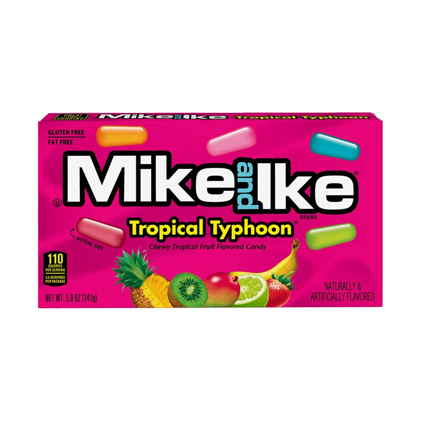 Mike and Ike Tropical Typhoon candy box 141g.