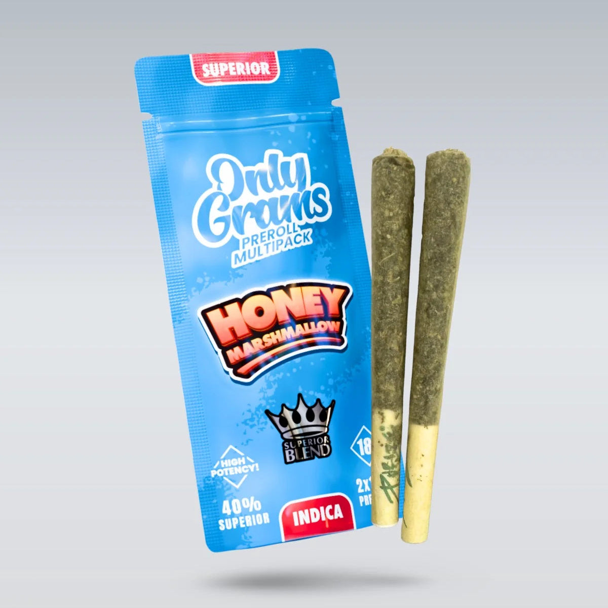 Only Grams Superior Pre-Rolls 40% - Honey Marshmallow 3g