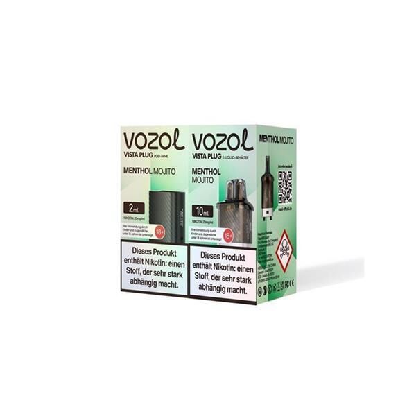 Vozol Vista Plug Pods 15.000 Züge I POD I 20mg/ml Einweg inkl. Steuerbanderole