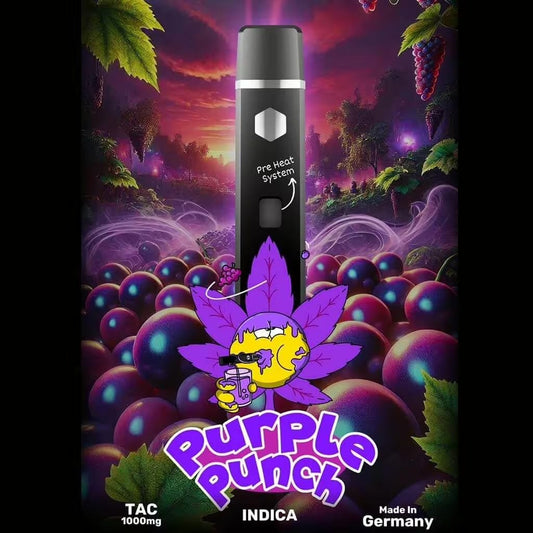 Happy Amsterdam Happy’s Amsterdam TAC Vape – Purple Punch Indica 18 plus Produkt