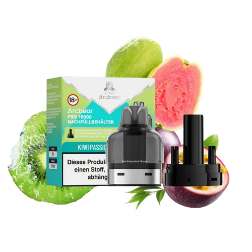 Arcbear Pro Pods Kiwi Passionfruit Guava 15k 18 plus Pod Produkt