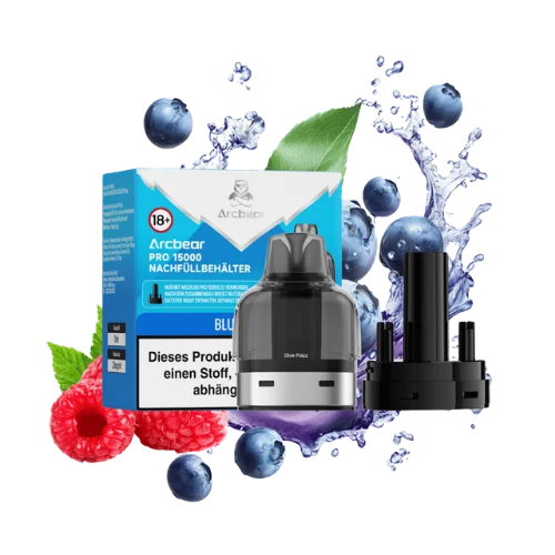 Arcbear Pro Pods Blue Razz 15k 18 plus Pod Produkt