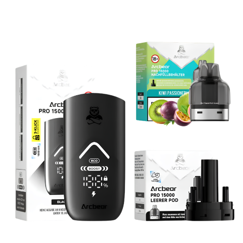 Arcbear Pro Set Kiwi Passion Fruit Guava 15k 18 plus Produktset