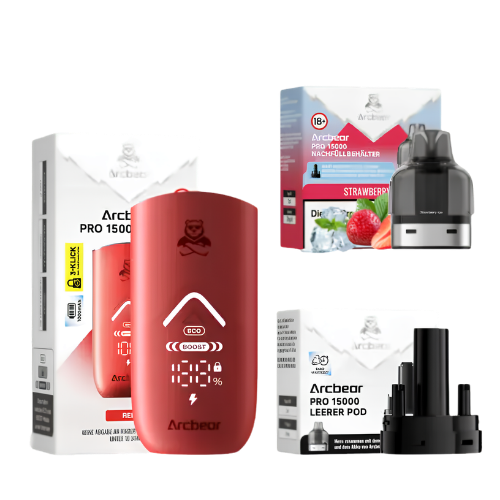 Arcbear Pro Set Strawberry Ice 15k 18 plus Produktset