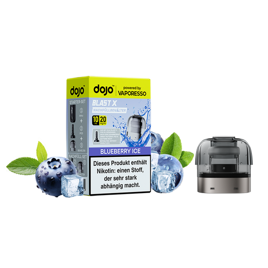 Dojo - Blast X Pod - Blueberry Ice inkl. Refill Container Produktbild