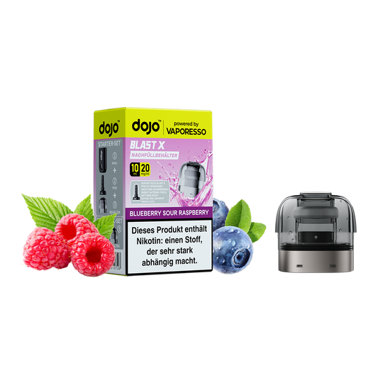 Dojo - Blast X Pod - Blueberry Sour Raspberry inkl. Refill Container Produktbild