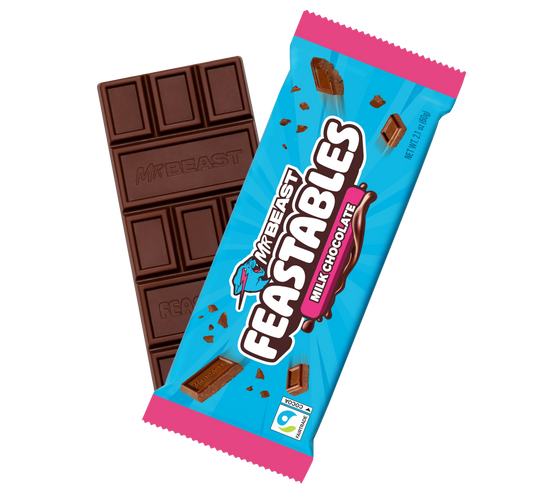 Feastables MrBeast Milk Chocolate 60g Produktbild bei SugarSon