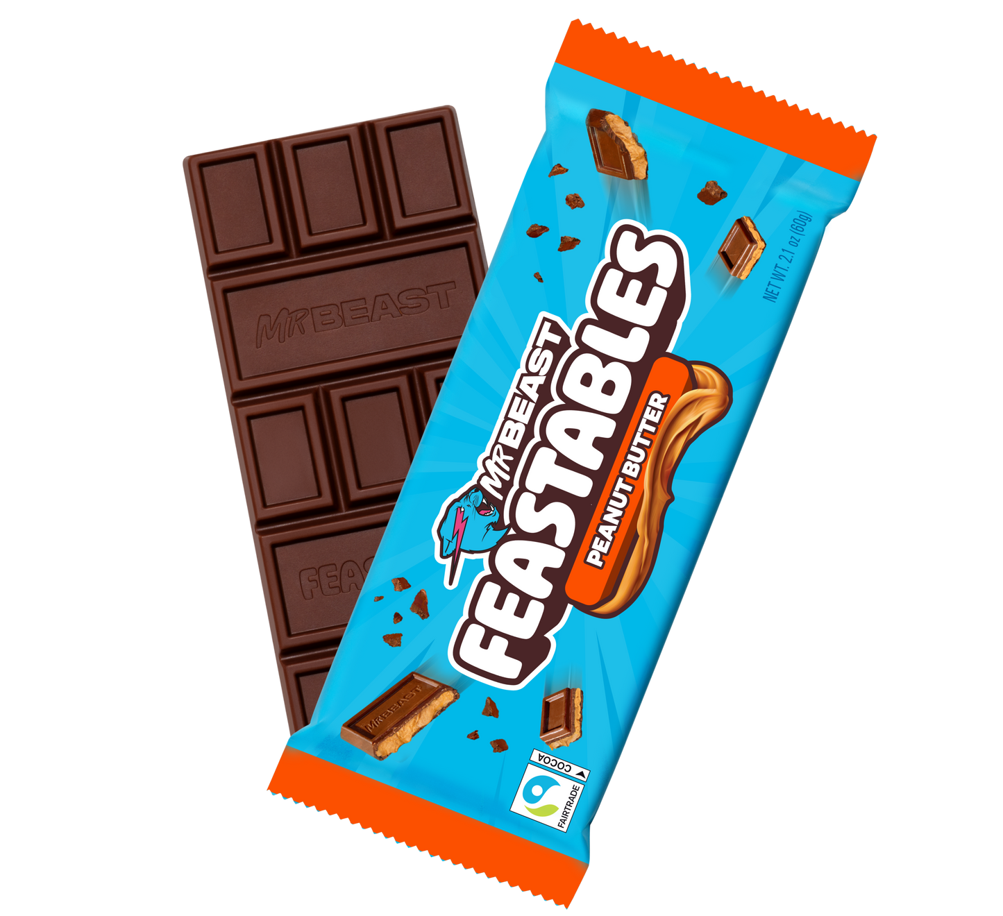 Feastables MrBeast Peanut Butter 60g Produktbild bei SugarSon
