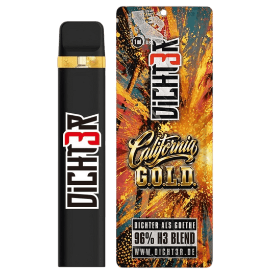 Dichter H3 Superior Vapes 96% Blend - California G.O.L.D. 1ml 18 plus Produkt