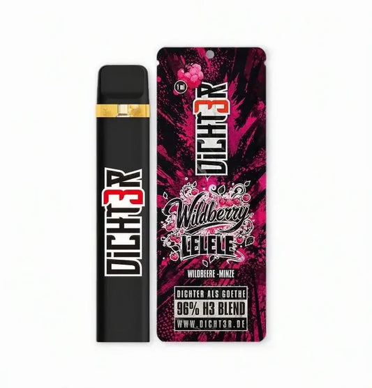Dichter H3 Superior Vapes 96% Blend - Wildberry Lelele 1ml 18 plus Produkt
