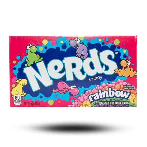 Nerds Rainbow 141.7g colorful fruity candy box.