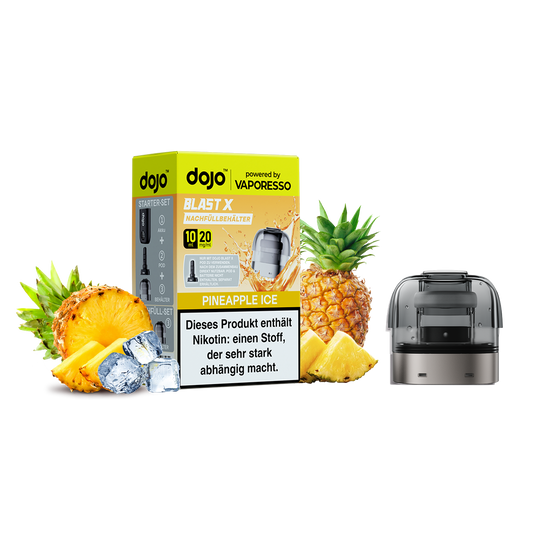 Dojo - Blast X Pod - Pineapple Ice 10ml inkl. Refill Container Produktbild