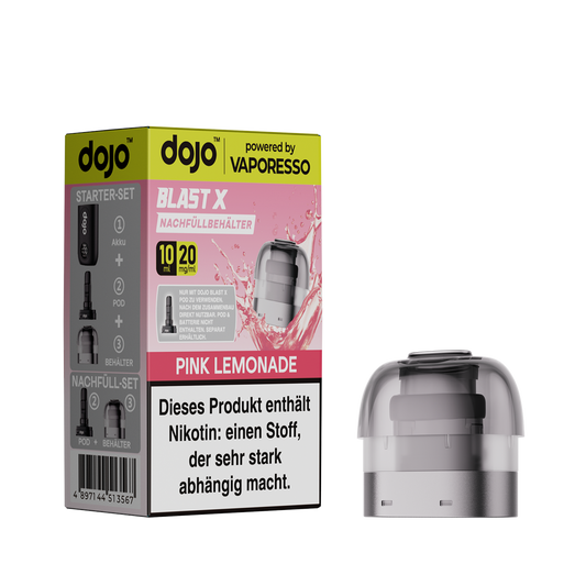 Dojo - Blast X Pod - Pink Lemonade inkl. Refill Container Produktbild