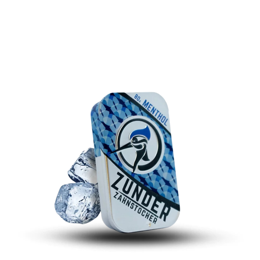 Zahnstocher mit Geschmack erfrischend und kühlend, 80 Stück.