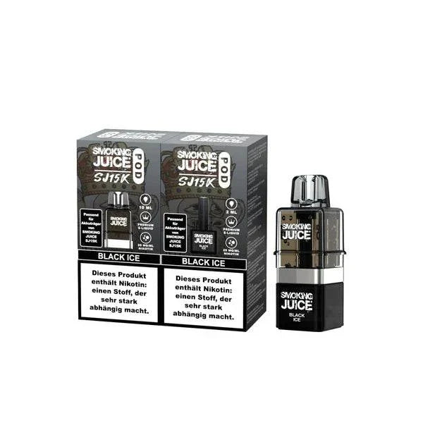 Smoking Juice Pod 15k with tax banderole packaging display