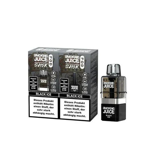 Smoking Juice Pod 15k with tax banderole packaging display