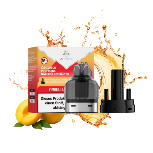 Arcbear Pro Pods 15000er Vimbull Apricot Peach