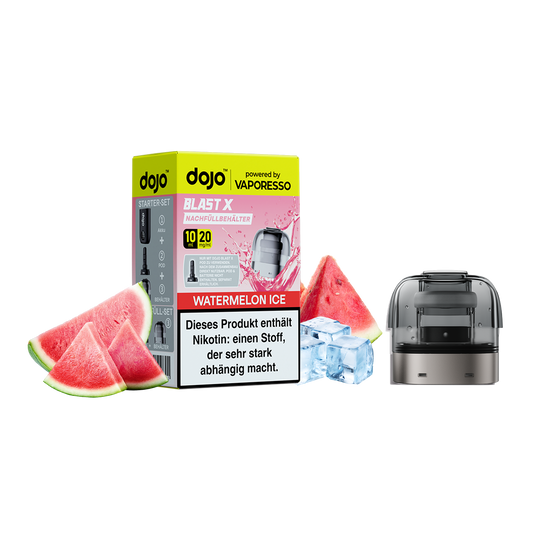 Dojo - Blast X Pod - Watermelon Ice 10ml inkl. Refill Container Produktbild