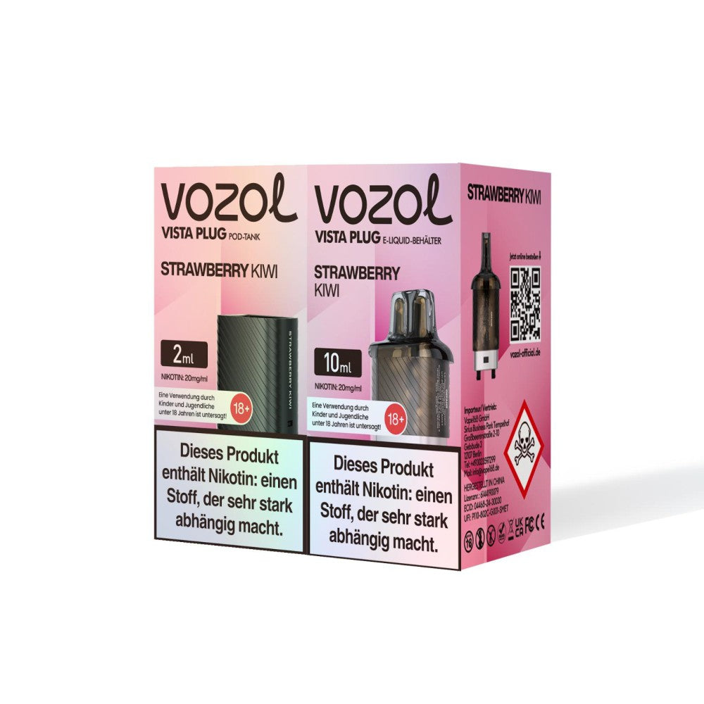 Vozol Vista Plug Pods 15.000 Züge I POD I 20mg/ml Einweg inkl. Steuerbanderole