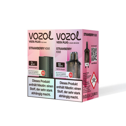Vozol Vista Plug Pods 15,000 puffs disposable pod with 20mg/ml nicotine and tax band