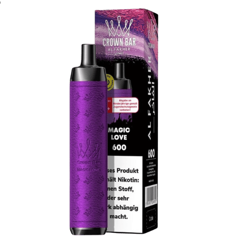 Al Fakher Crown Bar 600 hookah tobacco packaging with vibrant design