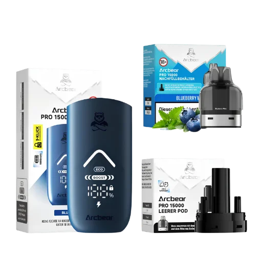 Arcbear Pro Set 5x15000er Blueberry Mint - deKaufmann
