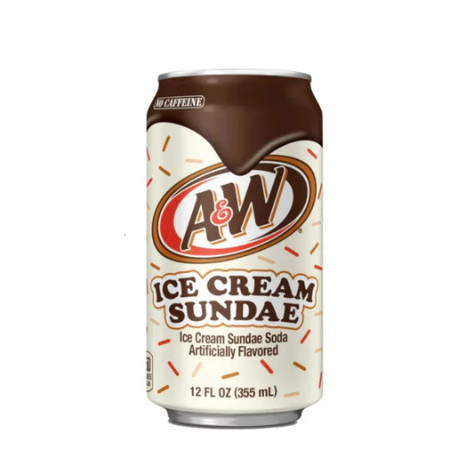 A&W Ice Cream Sundae Soda 355ml Einweg