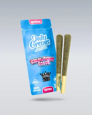 Only Grams Superior Pre-Rolls 40% - Strawberry Cough 3g