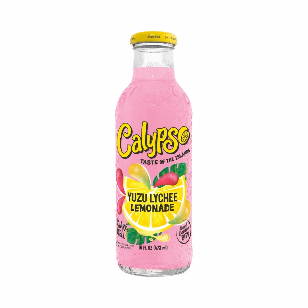 Calypso Yuzu Lychee Lemonade 473ml Einweg Produktbild