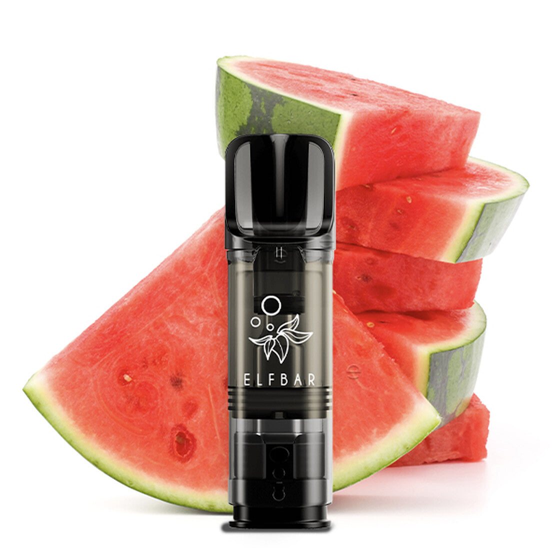 Elfbar Pods 2x2ml mit Wassermelonen-Geschmack und Nikotinsalz, kompatibel mit MatchBar.