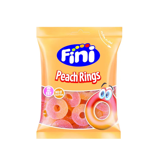 FINI Halal Fizzy Peach Rings 75g