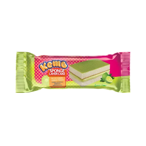 Kemo Sponge Layer Cake Lemon Creme 24x35g - deKaufmann