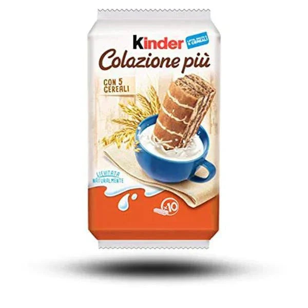 Kinder Colazione Piu Frühstückssnack mit Vollkorn-Biskuit und Milchcreme 290g.