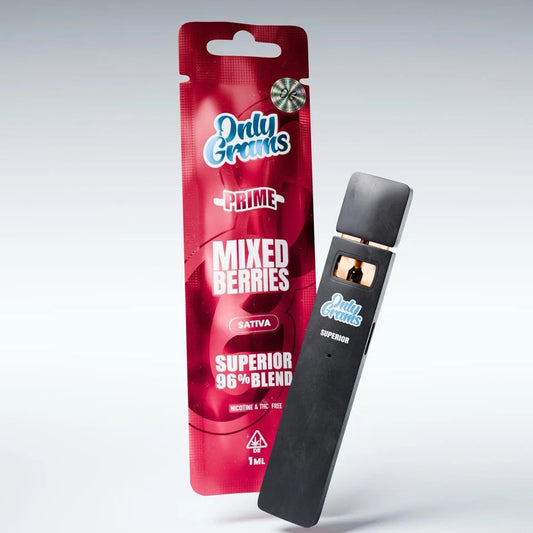 Only Grams Prime Vape - Mixed Berries (Sativa) 1ml
