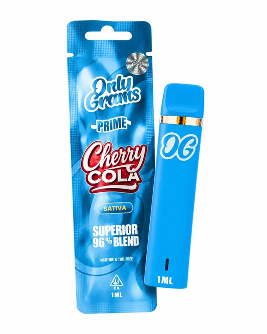 OnlyGrams V2 Superior Blend 96% Cherry Cola – Cannabinoid-Einweg-Vape 0,0 % THC, 18+