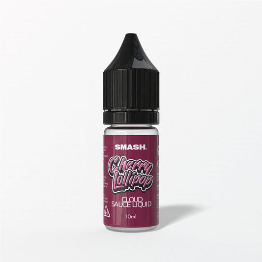 Smash Cloud Sauce Liquid Cherry Lollipop 10ml 18+ Liquid für nachfüllbare E-Zigaretten bei SugarSon