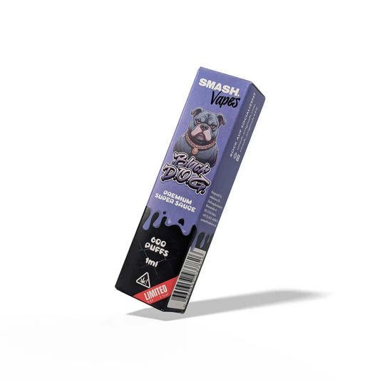 Smash Black Dog Premium Super Sauce Vape Einweg E-Zigarette mit 600 Zügen und limitierter Auflage