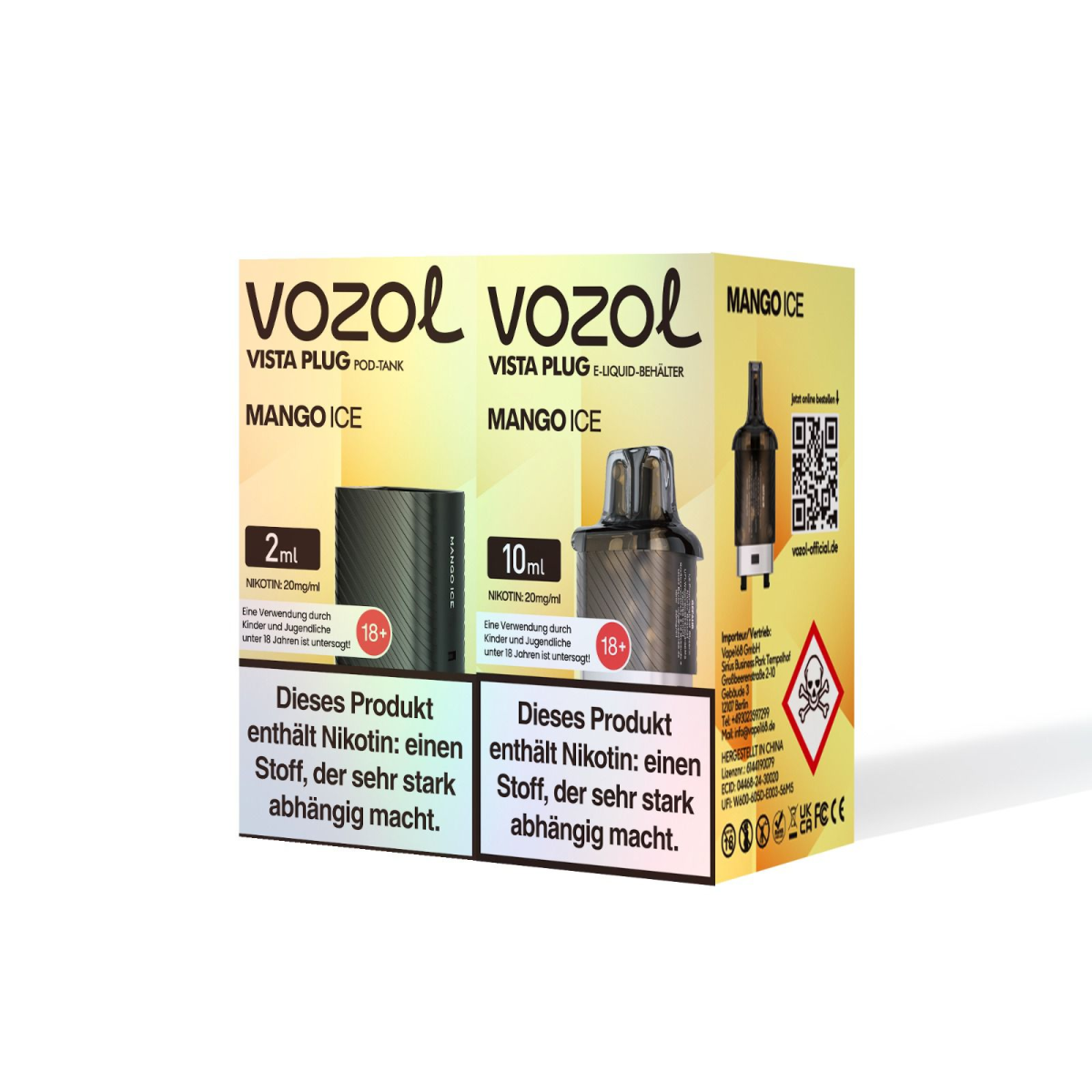 Vozol Vista Plug Pods 15.000 Zge I POD I 20mg/ml Einweg inkl. Steu... SugarSon Vozol Vista Plug Pods 15.000 Zge I POD I 20mg/ml Einweg inkl. Steu... SugarSon