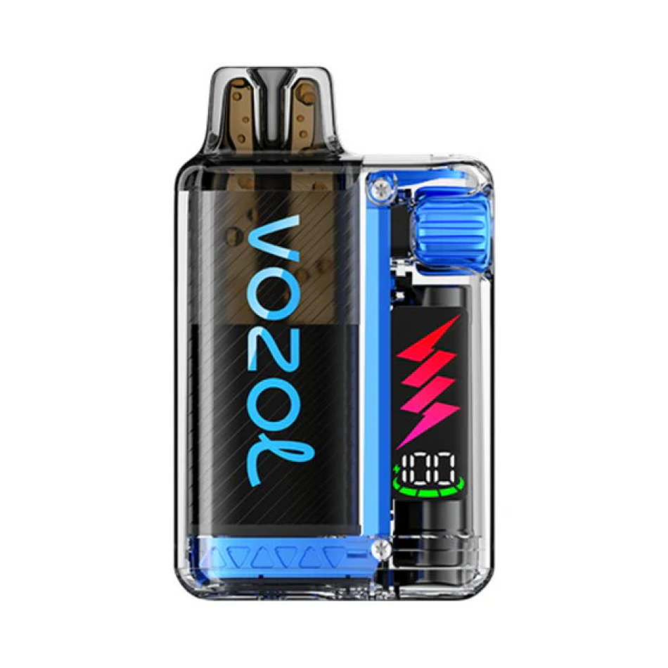Reusable Vozol Vista Plug VZBULL 15K vape system with pre-installed pod and German tax stamp.